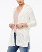 One Hart Juniors' Open-front Cardigan, Only At Macy's