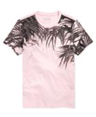Guess Men's Panel Palms Crew Neck T-shirt