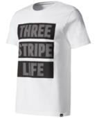 Adidas Men's Three Stripe Life Graphic T-shirt