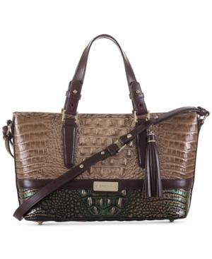 Brahmin Mini Asher Kingfisher Satchel