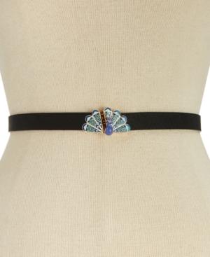 Kate Spade New York Saffiano Leather Peacock Belt