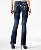 Rock Revival Tibbie Bootcut Dark Blue Wash Jeans, Only At Macy's