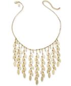 I.n.c. Gold-tone Shaky Leaf Statement Necklace, 19 + 3 Extender, Created For Macy's