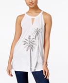 Inc International Concepts Embellished Keyhole Halter Top, Only At Macy's