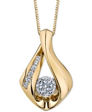 Sirena Diamond 18 Pendant Necklace (1/4 Ct. T.w.) In 14k Gold