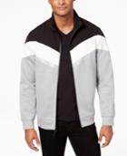 Kenneth Cole Reaction Men's Reflective Tape Full-zip Jacket