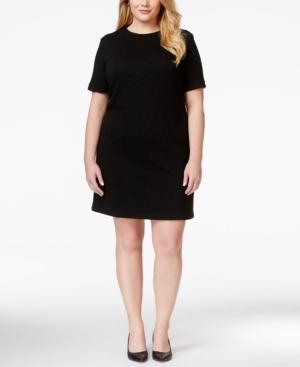 Calvin Klein Plus Size Textured Shift Dress