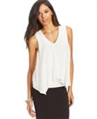 Bar Iii Sleeveless Tiered Top, Only At Macy's