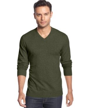 Alfani Men's V-neck Sweater, Only At Macy's