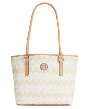 Giani Bernini Diamond Woven Tote, Only At Macy's