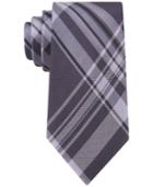 Calvin Klein University Plaid Slim Tie