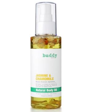 Buddy Scrub Jasmine & Chamomile Natural Body Oil, 4.23 Fl. Oz.