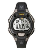 Timex Watch, Women's Digital Ironman 30 Lap Black Resin Strap T5e961um