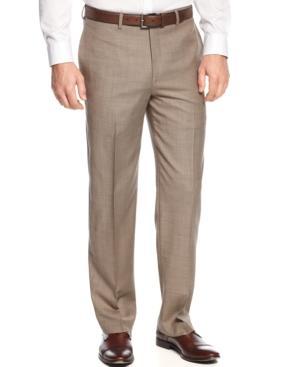 Greg Norman For Tasso Elba Khaki Dress Pants