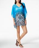 Calvin Klein Tie-dye Caftan Cover Up Women's Swimsuit