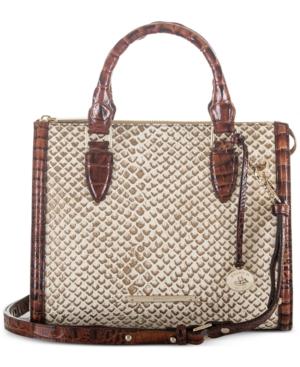 Brahmin Onyx Java Anywhere Convertible Satchel, A Macy's Exclusive Style
