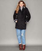 The Fur Vault Shearling Lamb Button-front Coat