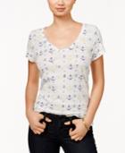 Maison Jules V-neck Printed T-shirt, Only At Macy's
