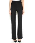 Calvin Klein Pull-on Wide-waistband Knit Pants