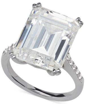 Arabella Swarovski Zirconia Statement Ring In Sterling Silver (22-7/8 Ct. T.w.)