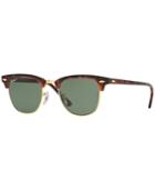Ray-ban Clubmaster Polarized Sunglasses, Rb3016 51