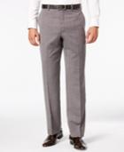 Shaquille O'neal Collection Men's Black And White Pindot Big And Tall Classic-fit Pants