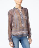 William Rast Anastasia Printed Top