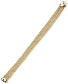 Byzantine Multi-row Rope Bracelet In 14k Gold