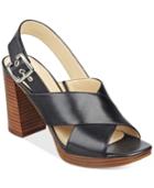 Marc Fisher Faithe Crisscross-strap Slingback Platform Sandals Women's Shoes