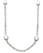 "giani Bernini Sterling Silver Necklace, 16"" Bead Singapore Chain"