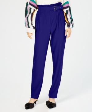 Be Bop Juniors' Belted Ruffle-waist Pants
