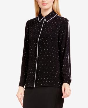 Vince Camuto Pin-dot Blouse
