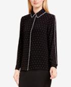 Vince Camuto Pin-dot Blouse
