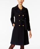 Anne Klein Double-breasted Belted Trench Coat