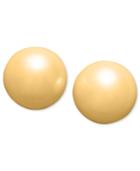 Charter Club Silver-tone Imitation Pearl (6mm) Stud Earrings, Created For Macy's