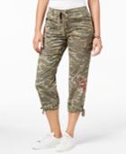 Style & Co Embroidered Capri Pants, Created For Macy's