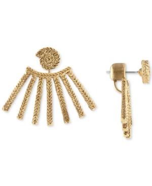 Rachel Rachel Roy Gold-tone Rope Floater Earrings
