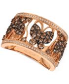 Le Vian Chocolatier Diamond Butterfly Ring (1 Ct. T.w.) In 14k Rose Gold