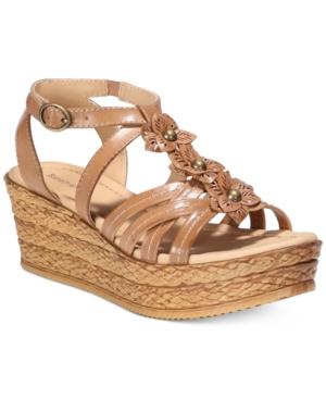 Bare Traps Fuchsia Espadrille Platform Sandals Women's Shoes