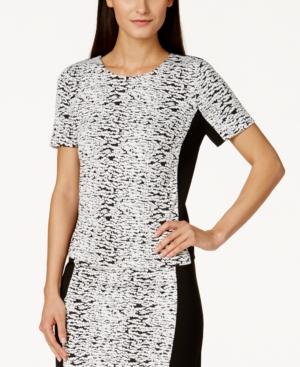 Calvin Klein Printed Short-sleeve Top