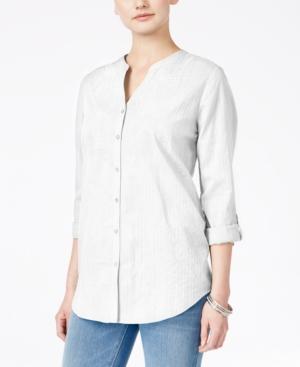 Jm Collection Embroidered Shirt, Only At Macy's