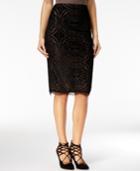Material Girl Juniors' Lace-detail Pencil Skirt, Only At Macy's