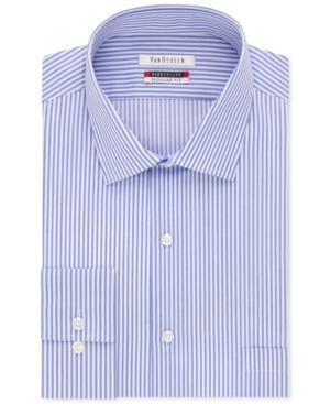 Van Heusen Tek-fit Flex Collar Stripe Dress Shirt