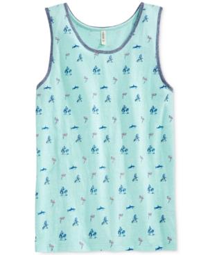 Univibe Men's Ukulele Tropical-print Tank