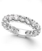 Diamond Prong Eternity Band In 14k White Gold (3 Ct. T.w.)