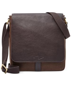Fossil Trevor Waxed Twill North-south City Bag