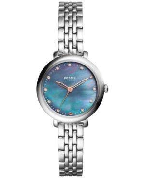 Fossil Women's Jacqueline Stainless Steel Bracelet Watch 26mm Es4210