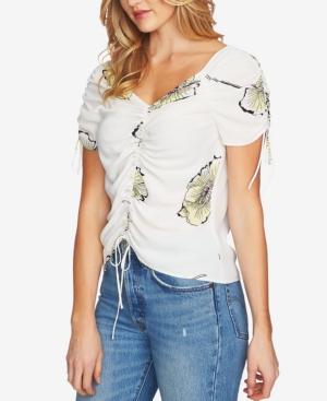 1.state Cinch-tie Printed Top