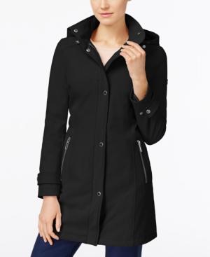 Calvin Klein Petite Hooded Softshell Raincoat