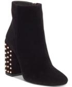 Jessica Simpson Wexton Studded Block-heel Booties Women's Shoes